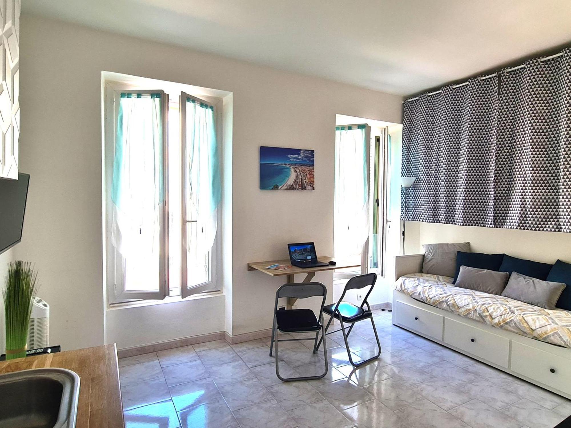 Nice - Studio Cosy Hypercentre A 500M De La Plage Luaran gambar